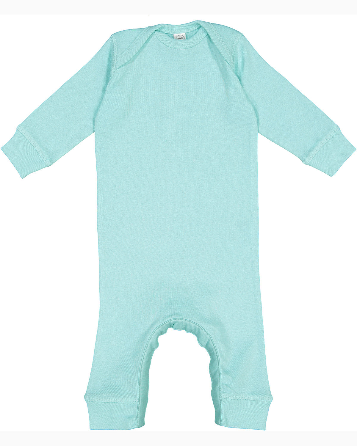 4412 Rabbit Skins Infant Long Legged Baby Rib Bodysuit