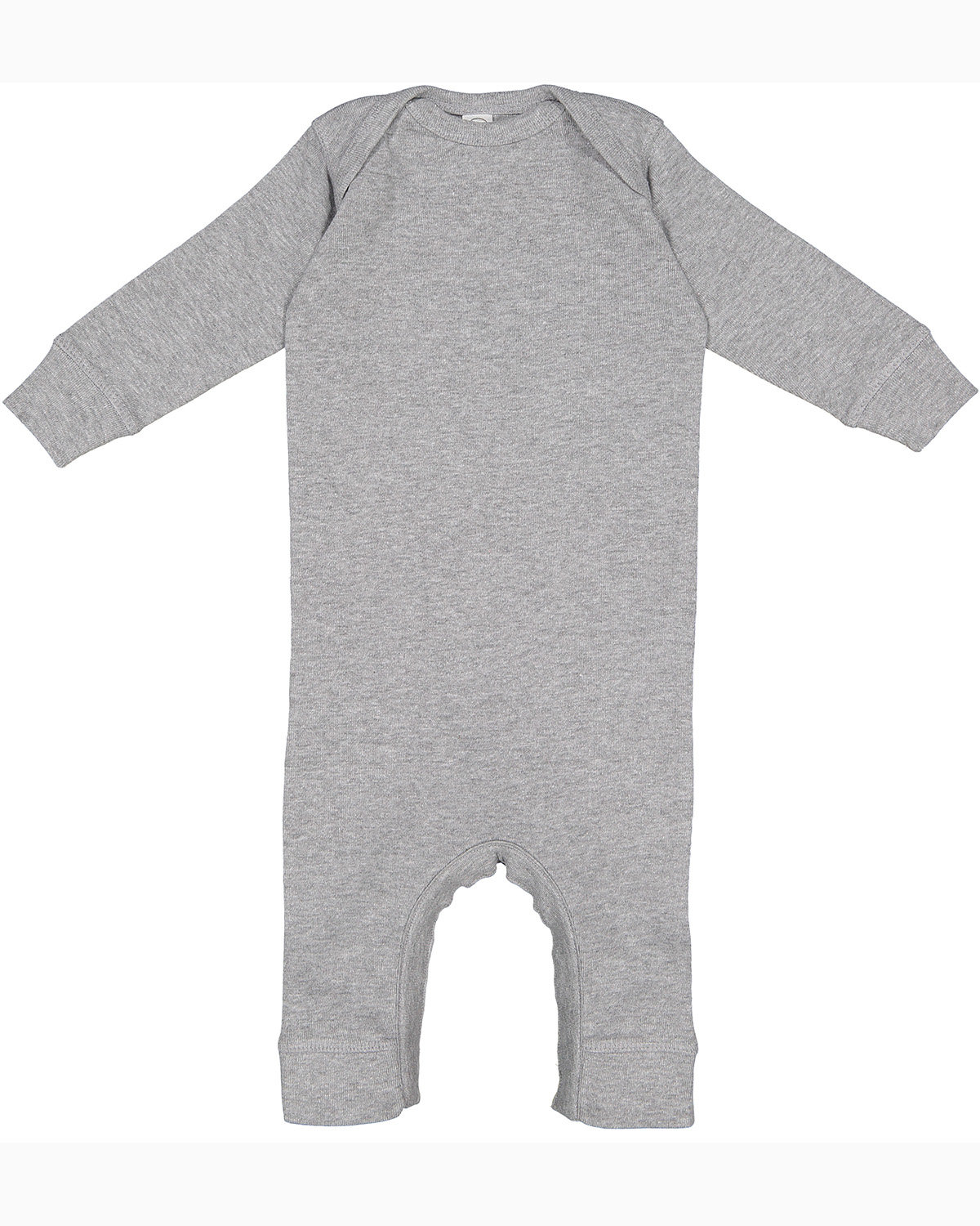4412 Rabbit Skins Infant Long Legged Baby Rib Bodysuit Zoom Image