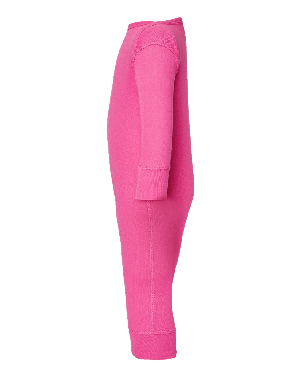 4412 Rabbit Skins Infant Long Legged Baby Rib Bodysuit - Siide Image