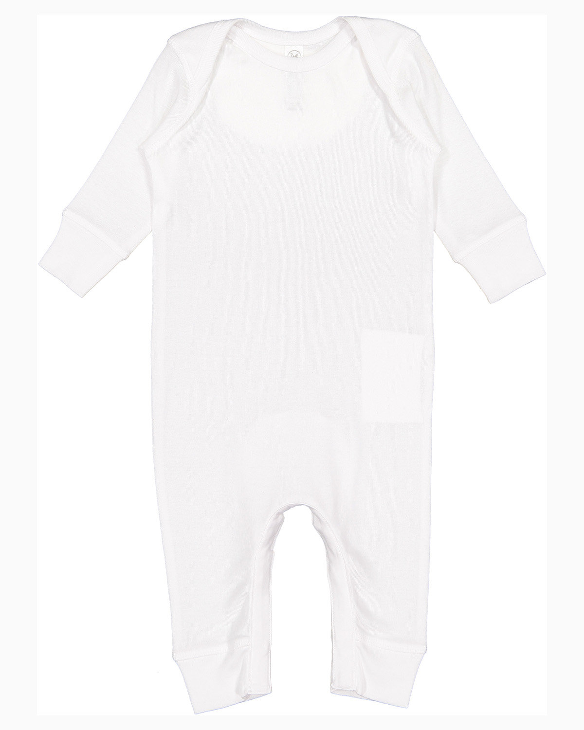 4412 Rabbit Skins Infant Long Legged Baby Rib Bodysuit