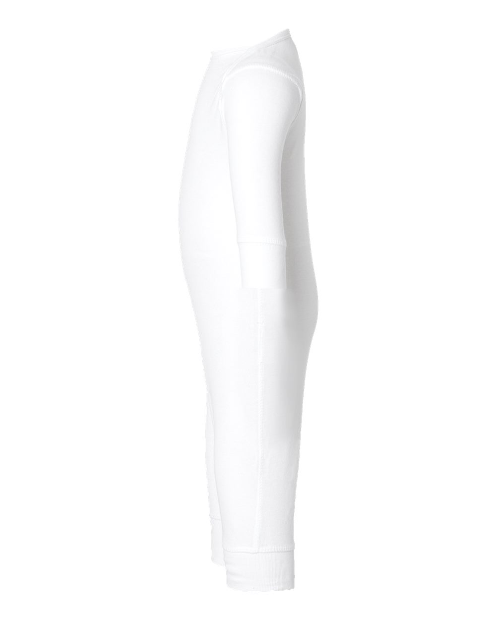 4412 Rabbit Skins Infant Long Legged Baby Rib Bodysuit - Siide Image