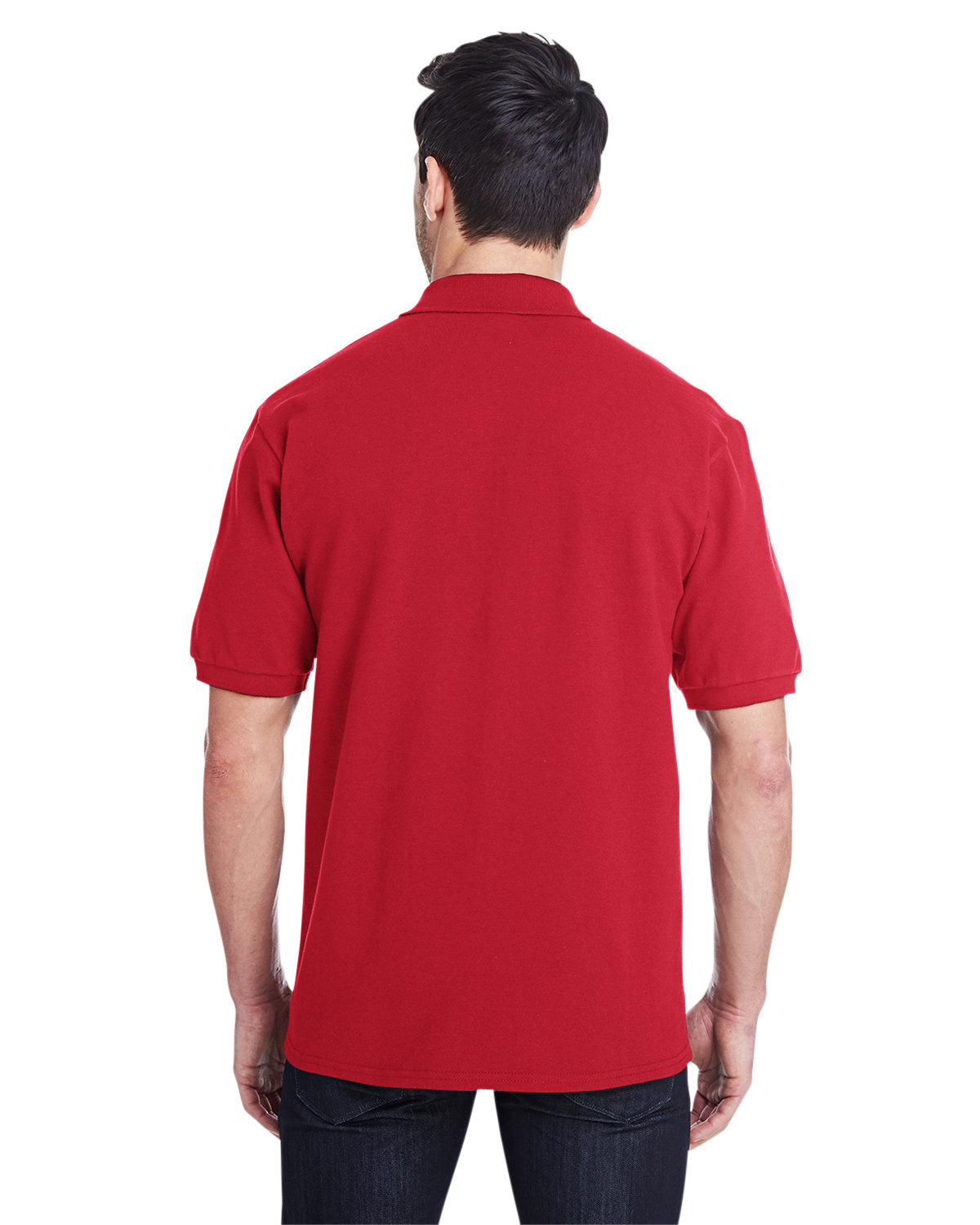443MR Jerzees Adult Piqué Polo - Back Image