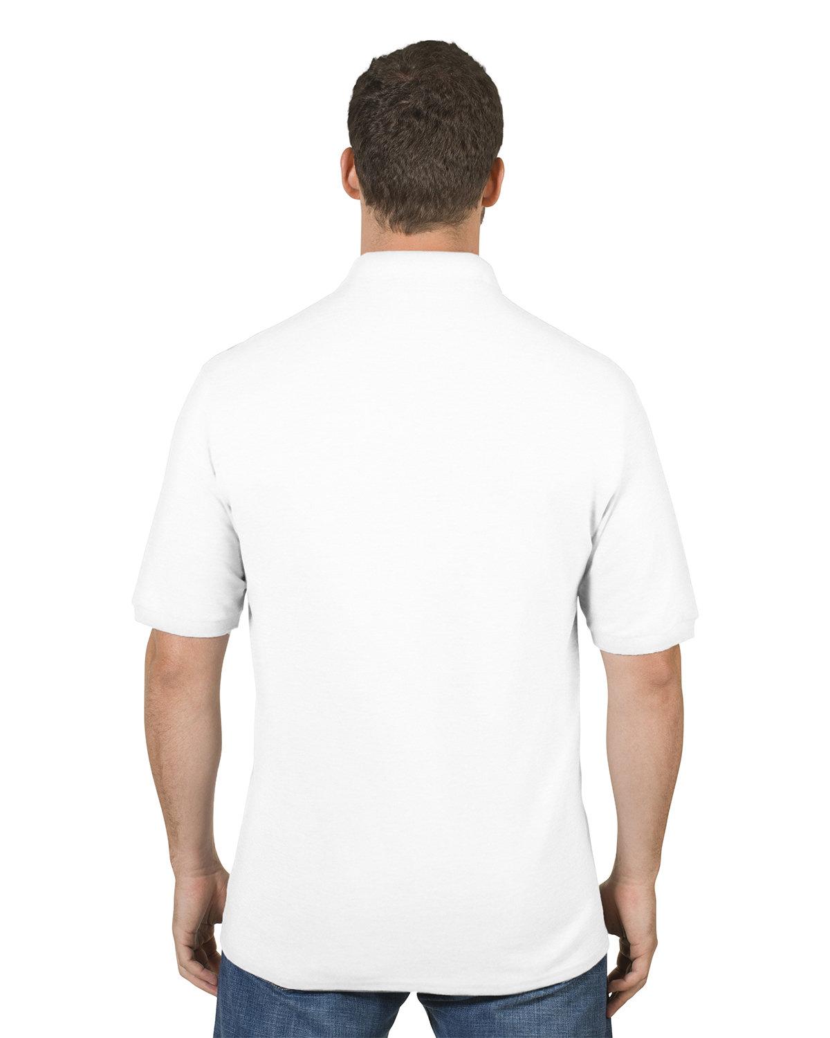 443MR Jerzees Adult Piqué Polo - Back Image
