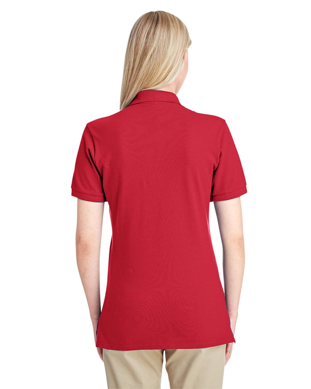 443WR Jerzees Ladies Premium 100% Ringspun Cotton Piqué Polo - Back Image