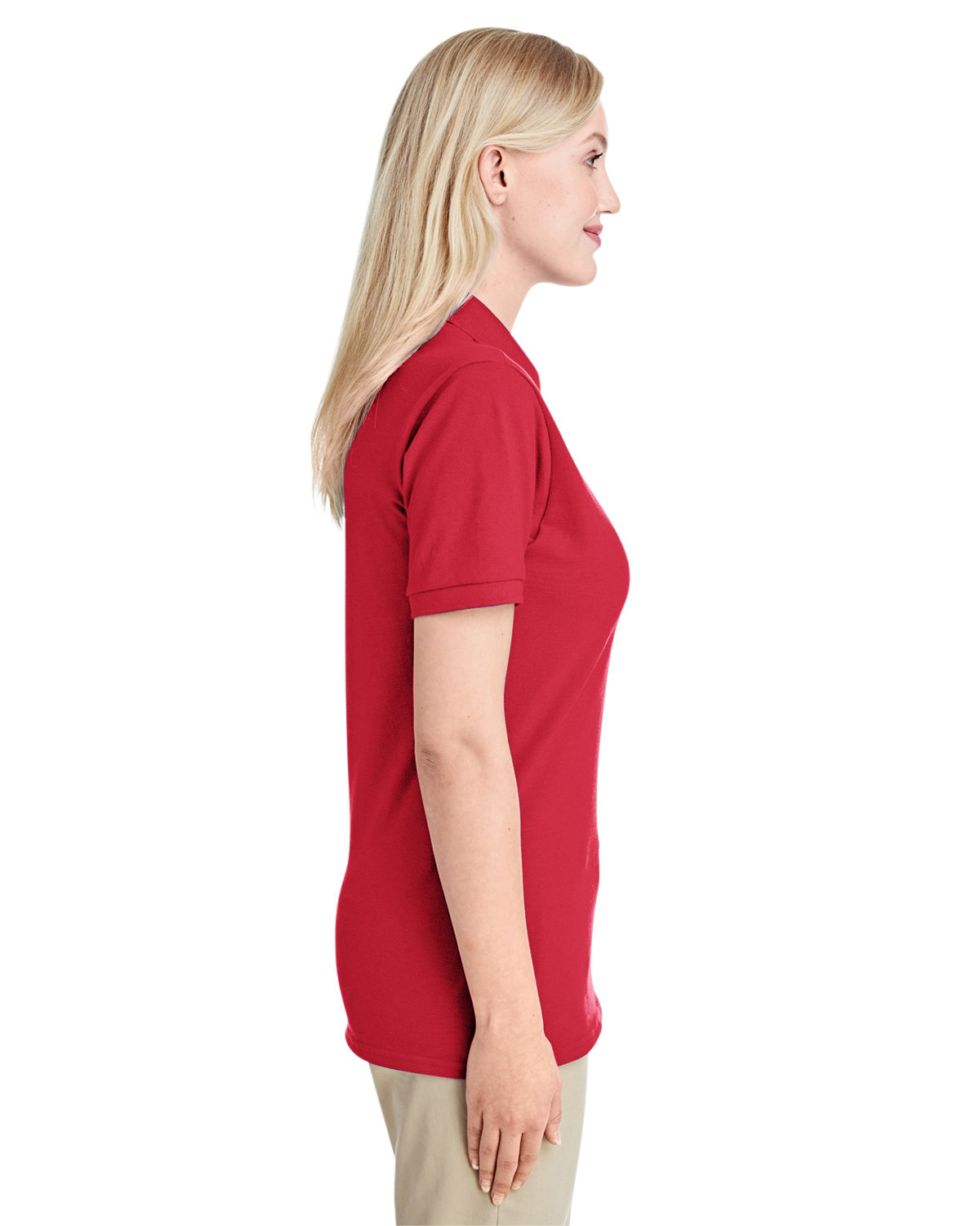 443WR Jerzees Ladies Premium 100% Ringspun Cotton Piqué Polo - Siide Image