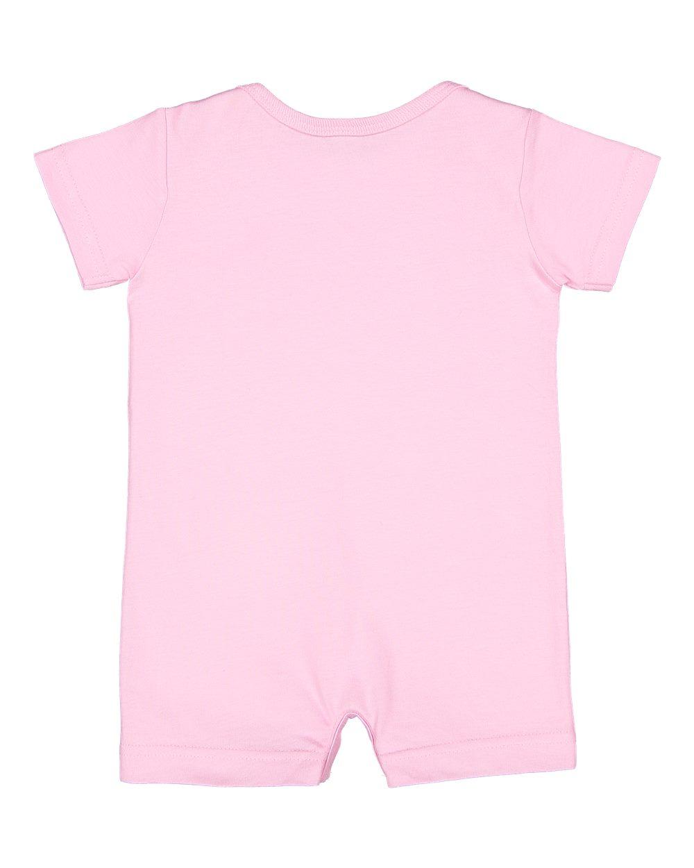 4486 Rabbit Skins Infant Premium Jersey T-Romper 4486 Rabbit Skins Infant Premium Jersey T-Romper - Back Image