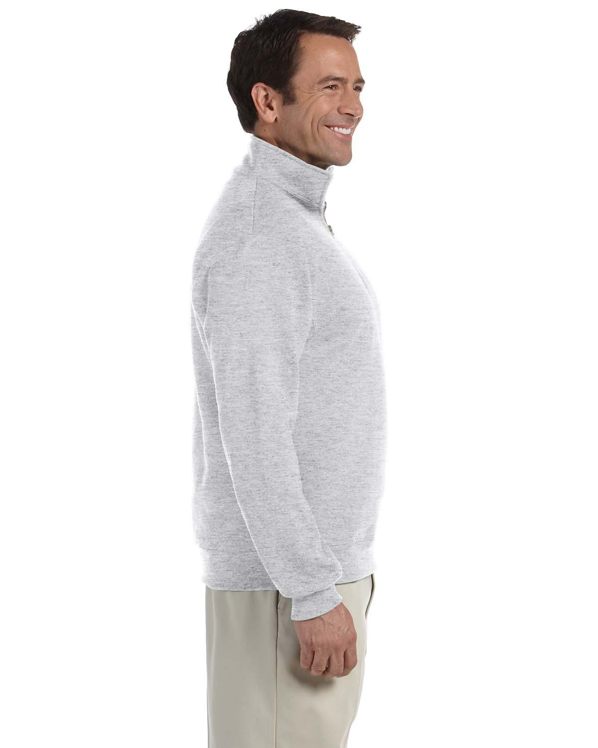 4528 Jerzees Adult Super Sweats NuBlend Fleece Quarter-Zip Pullover - Siide Image