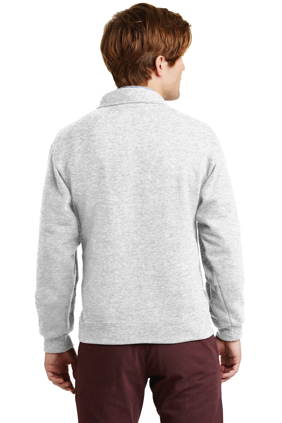 4528M Jerzees Super Sweats Nublend 1/4-ZIP With Cadet Collar 4528M Jerzees Super Sweats Nublend 1/4-ZIP With Cadet Collar - Back Image
