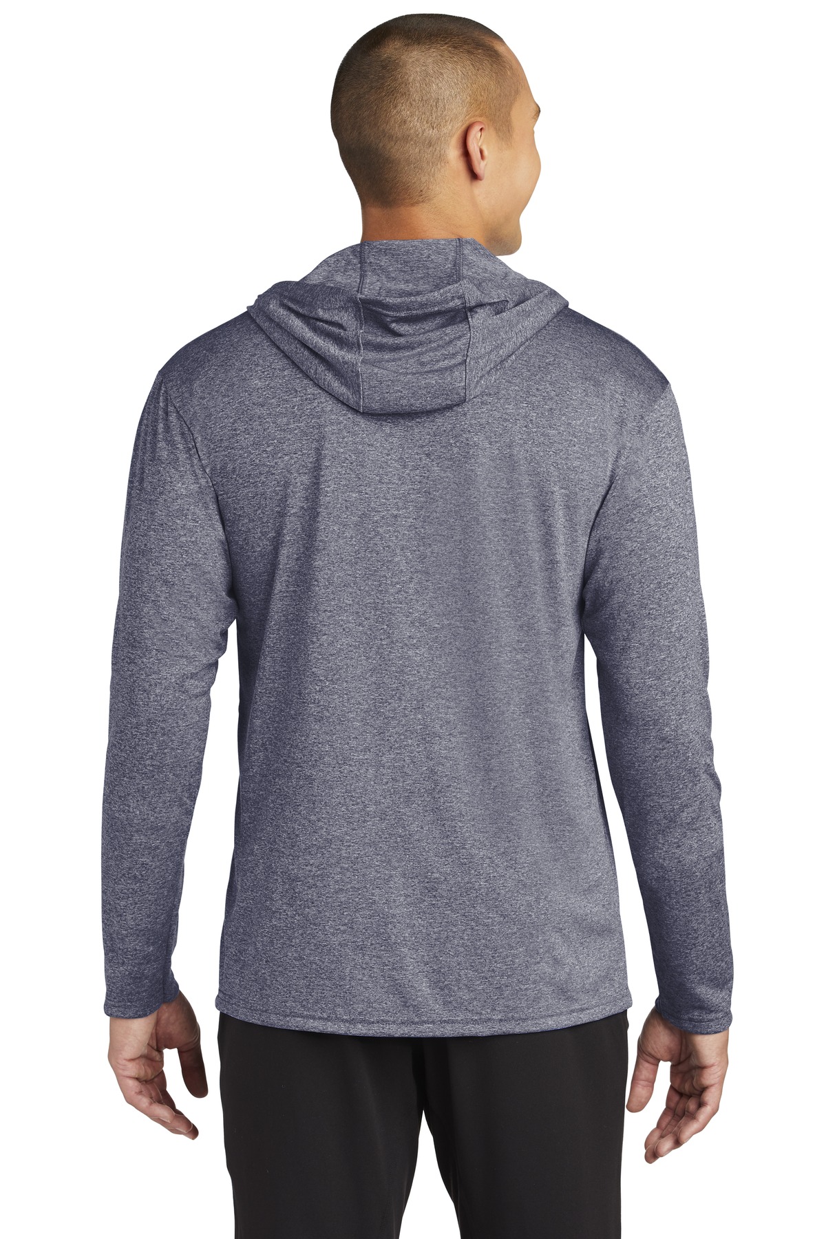 46500 Gildan Performance Hooded Long Sleeve T-Shirt - Back Image
