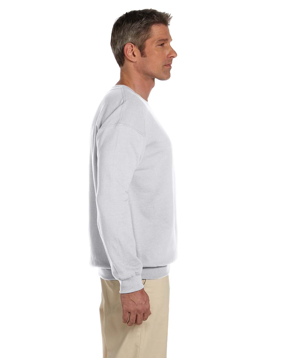 4662 Jerzees Adult Super Sweats NuBlend Fleece Crew - Siide Image