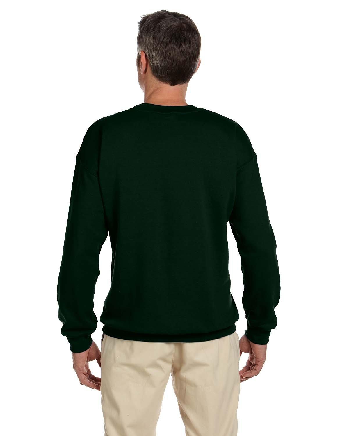 4662 Jerzees Adult Super Sweats NuBlend Fleece Crew - Back Image