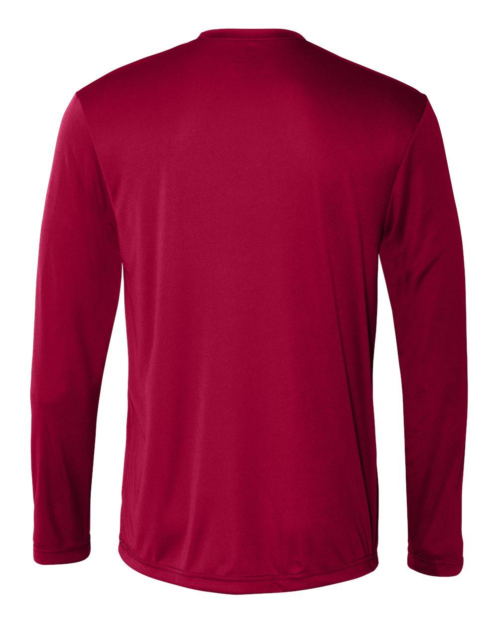 482L Hanes Cool Dri Long Sleeve Performance T-Shirt 482L Hanes Cool Dri Long Sleeve Performance T-Shirt - Back Image