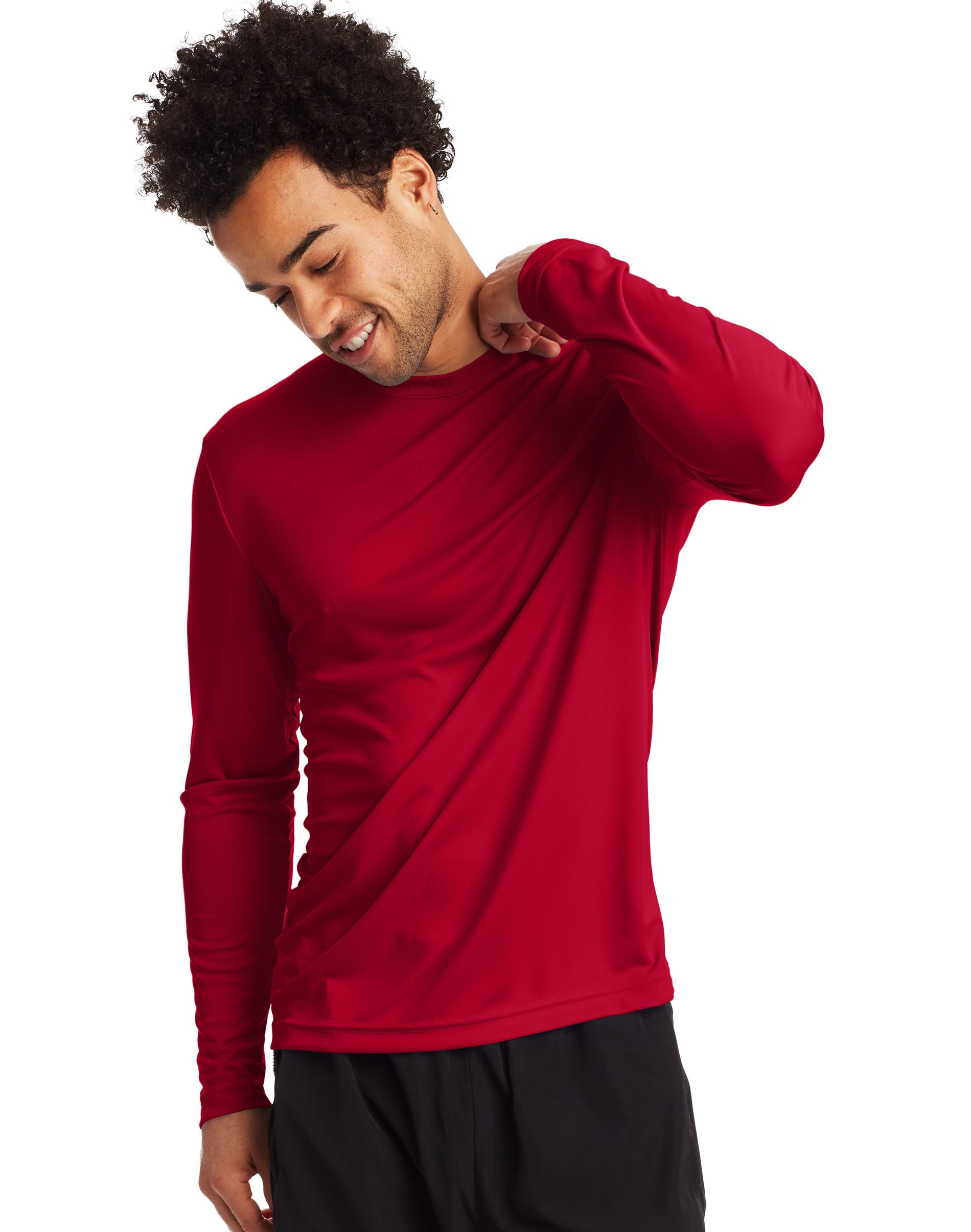 482L Hanes Cool Dri Long Sleeve Performance T-Shirt 482L Hanes Cool Dri Long Sleeve Performance T-Shirt