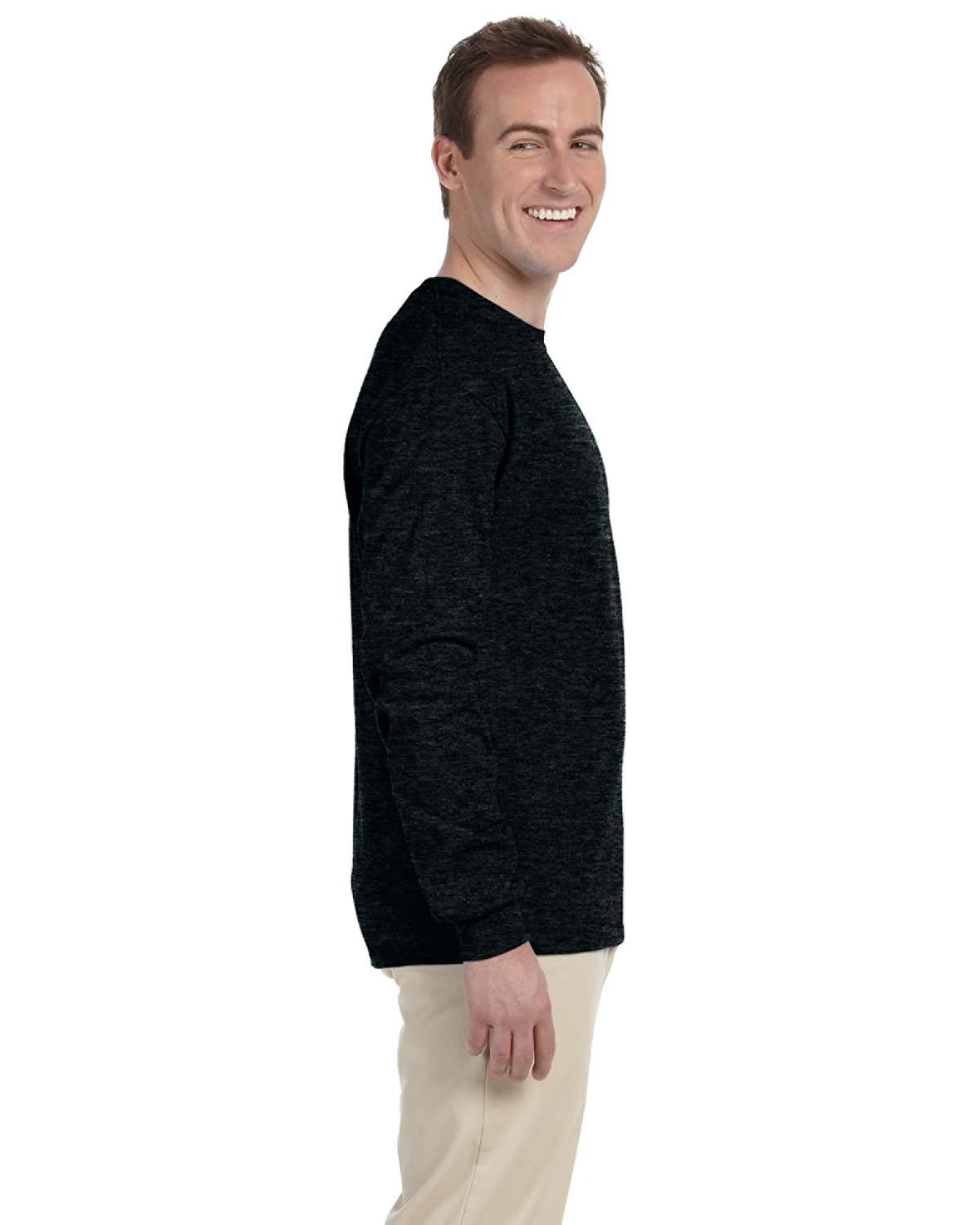 4930 Fruit of the Loom HD Cotton ™ 100% Cotton Long Sleeve T-Shirt - Siide Image