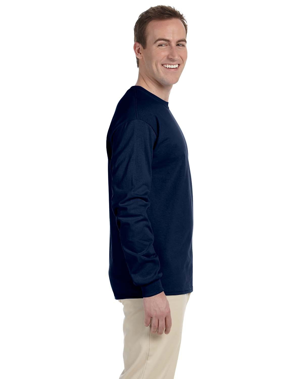 4930 Fruit of the Loom HD Cotton ™ 100% Cotton Long Sleeve T-Shirt - Siide Image