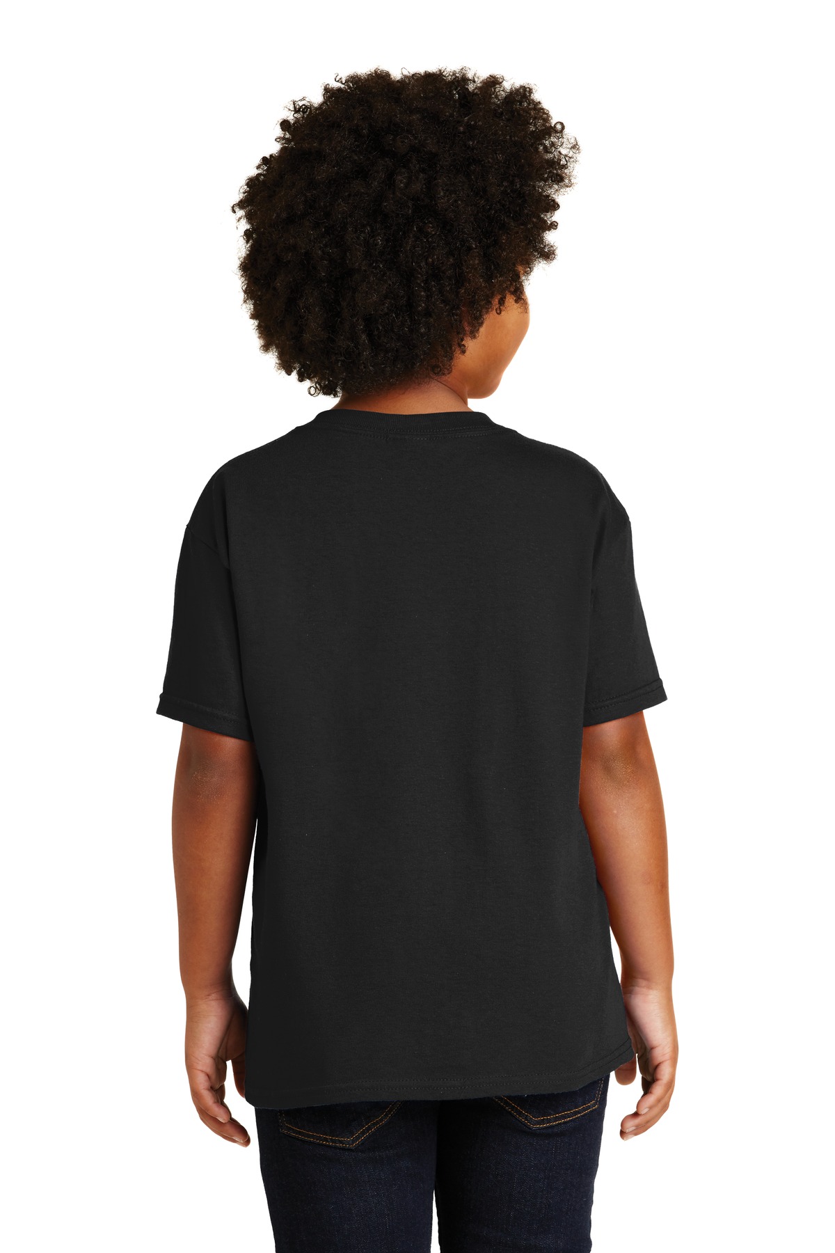 5000B Gildan Heavy Cotton Youth T-Shirt - Back Image