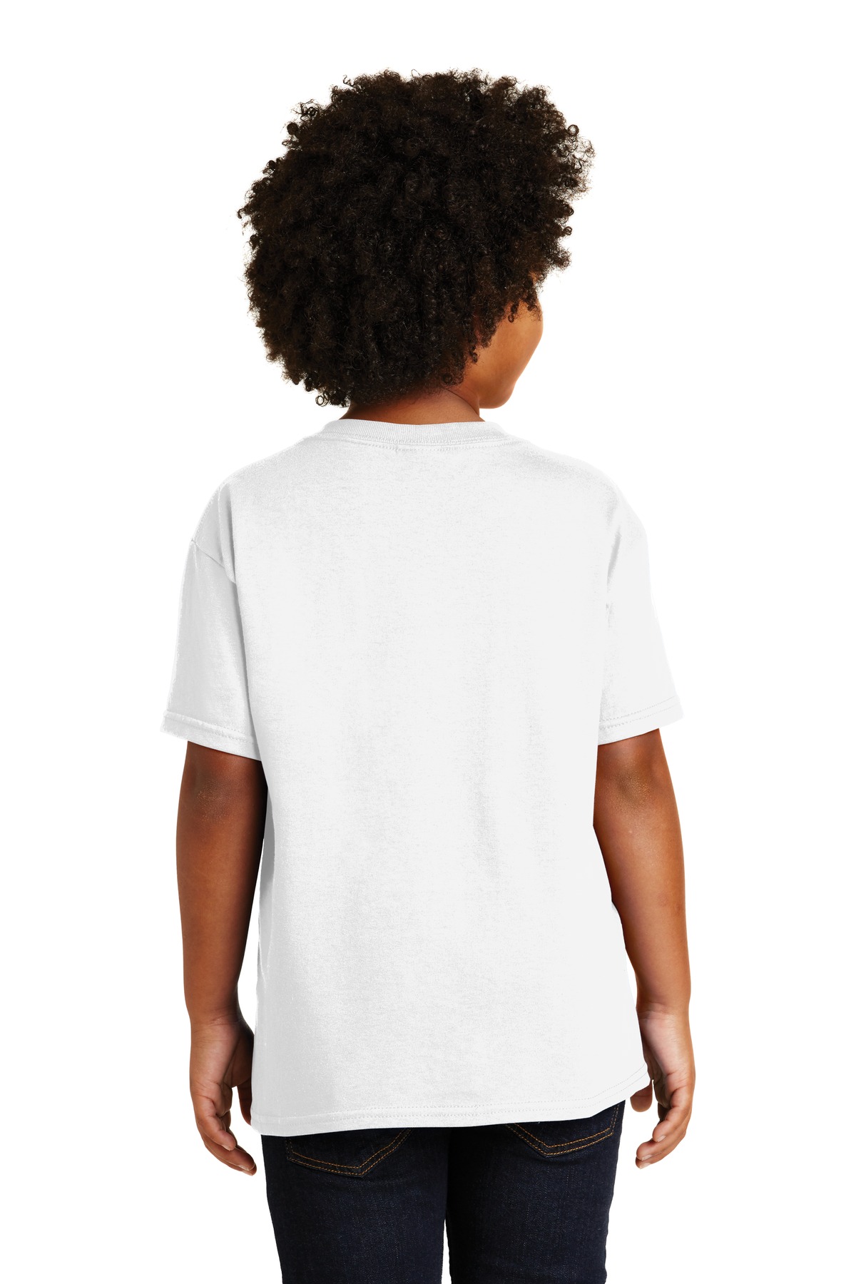 5000B Gildan Heavy Cotton Youth T-Shirt - Back Image