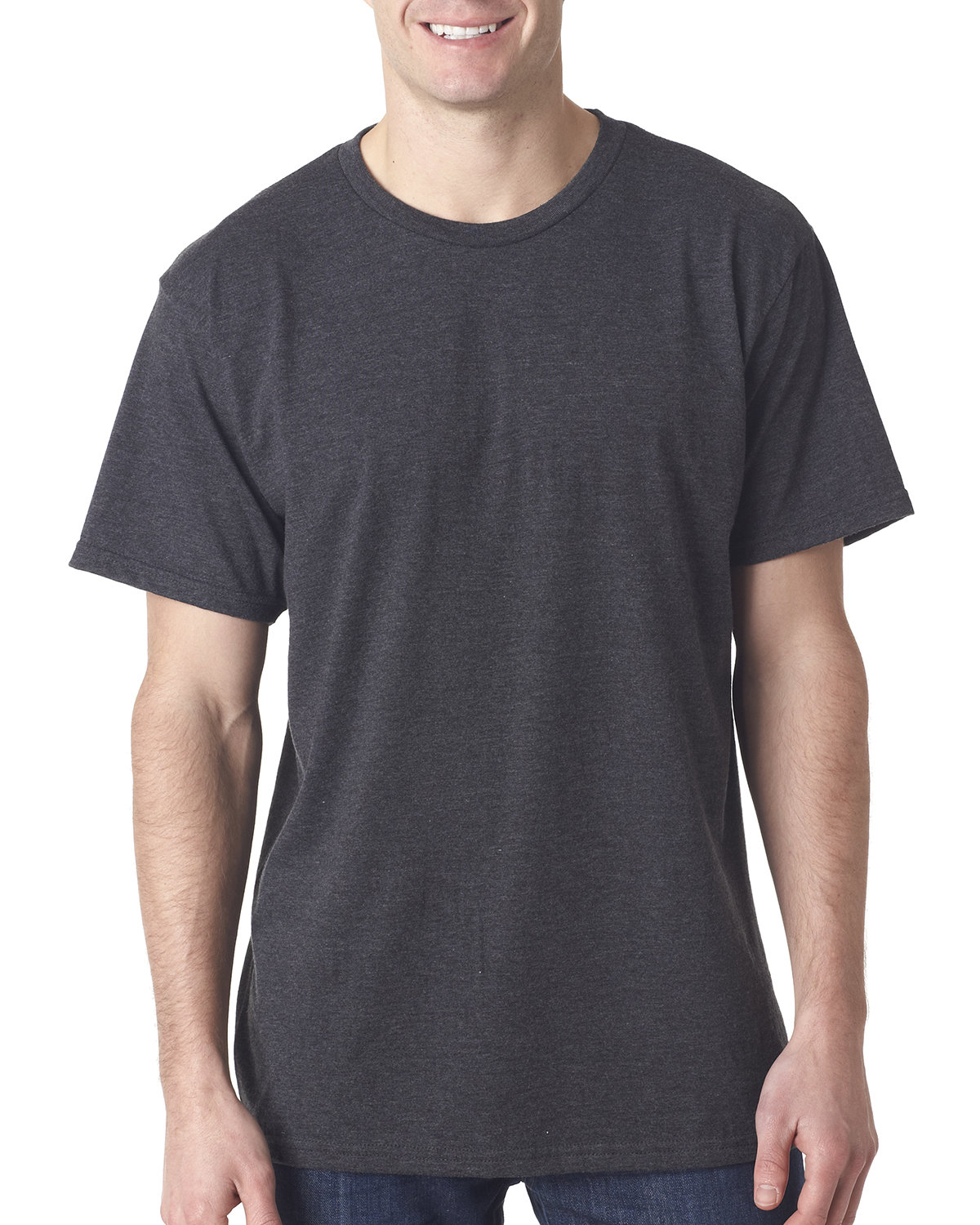 5010 Bayside USA-Made Ringspun 50/50 Heather Unisex T-Shirt