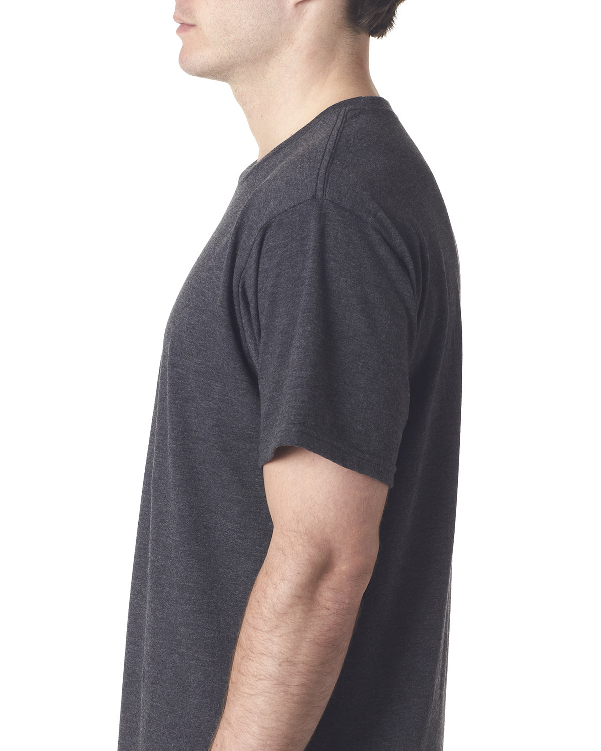 5010 Bayside USA-Made Ringspun 50/50 Heather Unisex T-Shirt - Siide Image