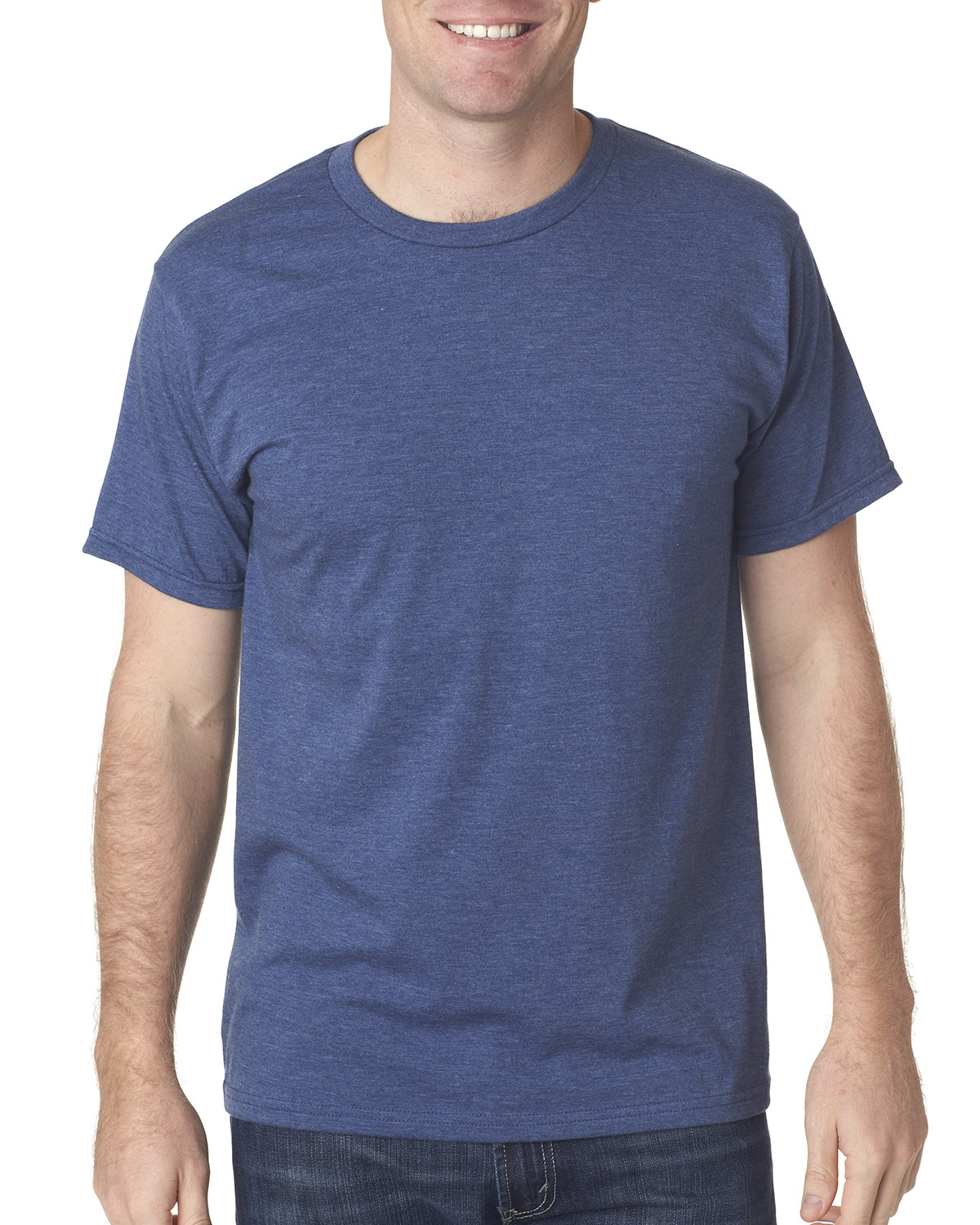 5010 Bayside USA-Made Ringspun 50/50 Heather Unisex T-Shirt 5010 Bayside USA-Made Ringspun 50/50 Heather Unisex T-Shirt