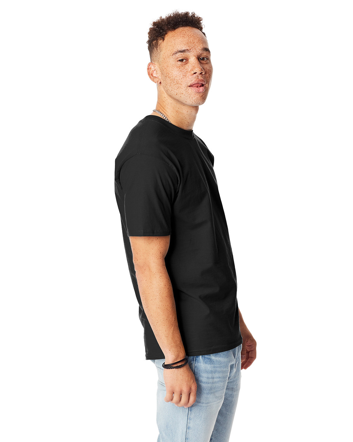 5180 Hanes Unisex Beefy T Shirt - Siide Image
