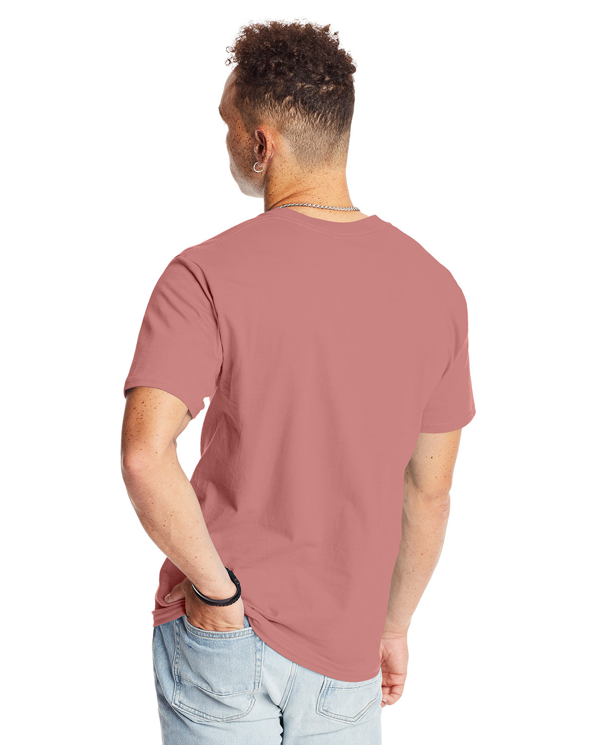 5180 Hanes Unisex Beefy T Shirt - Back Image