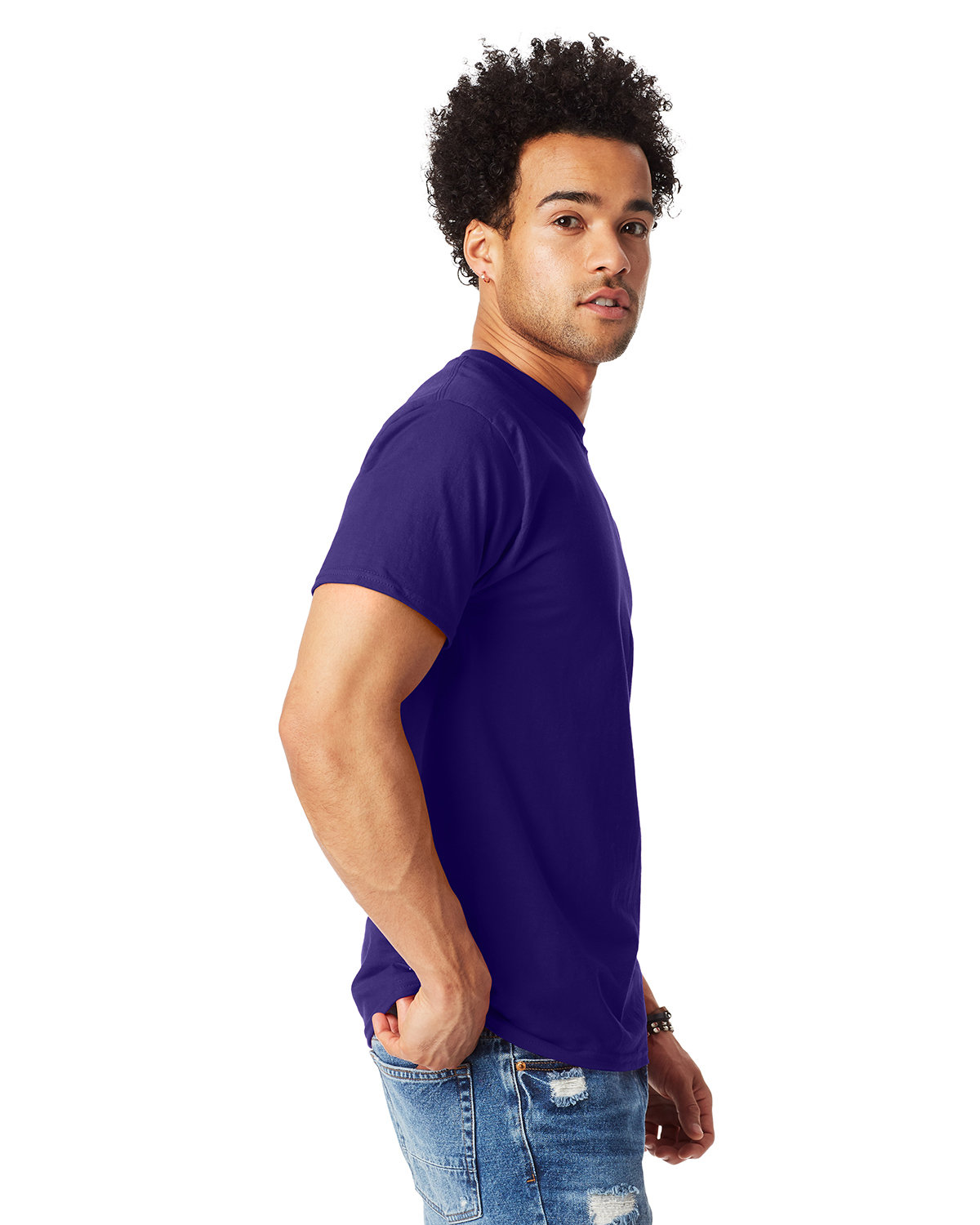 5180 Hanes Unisex Beefy T Shirt - Siide Image