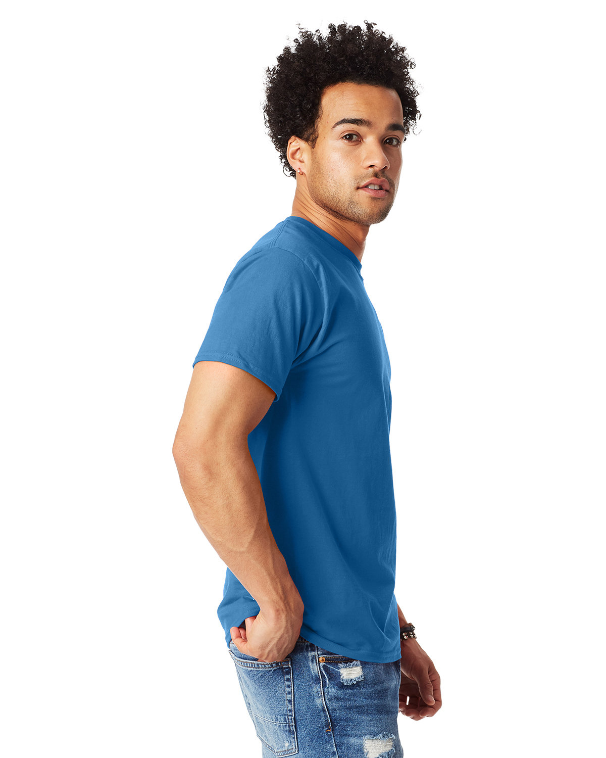 5180 Hanes Unisex Beefy T Shirt - Siide Image