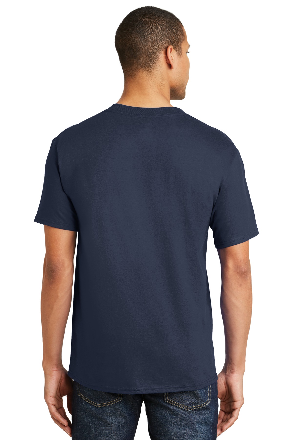 5180 Hanes Unisex Beefy T Shirt - Back Image