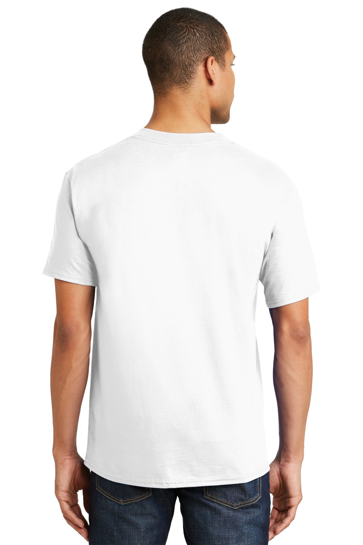 5180 Hanes Unisex Beefy T Shirt - Back Image