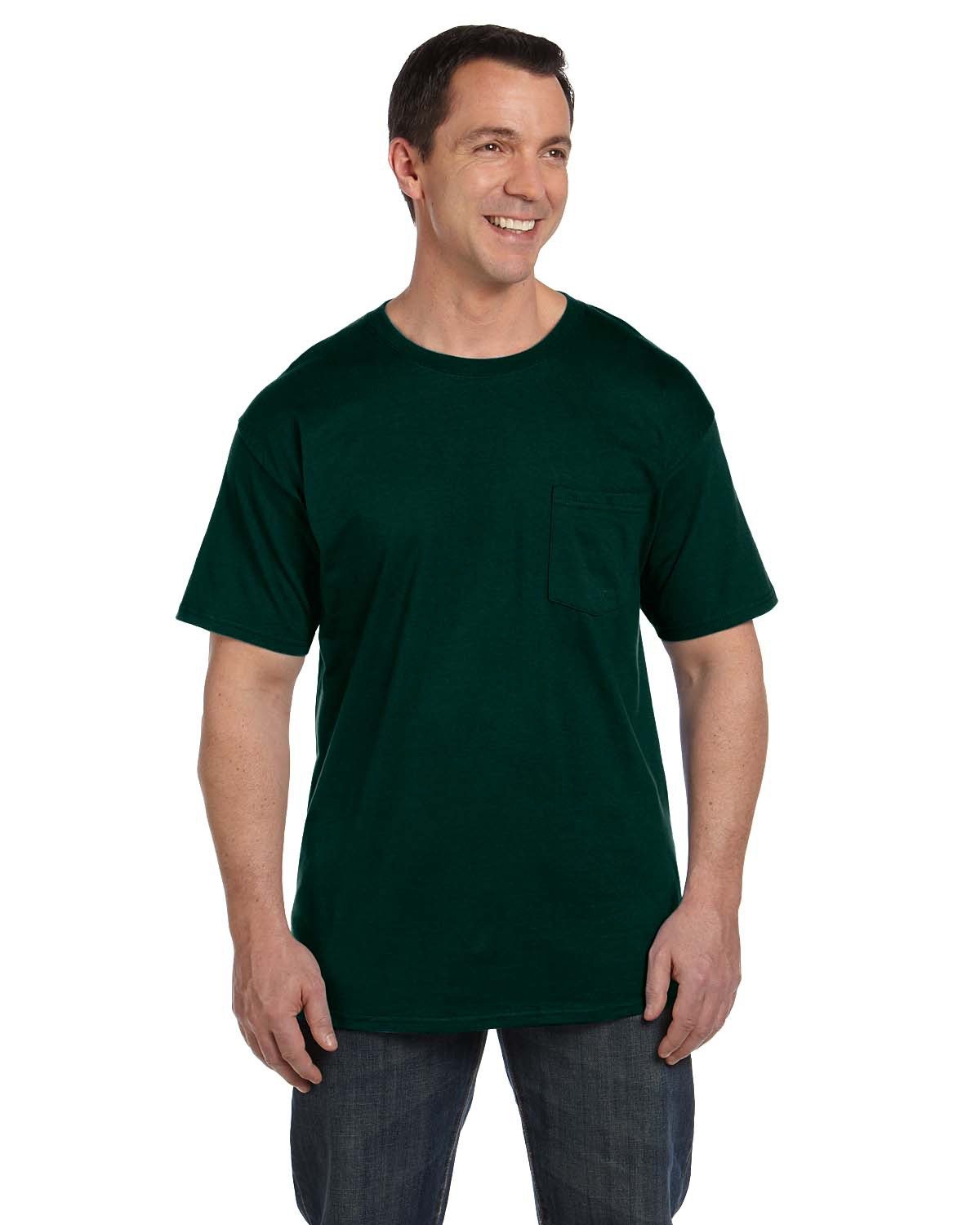 5190P Hanes Adult Beefy-T with Pocket