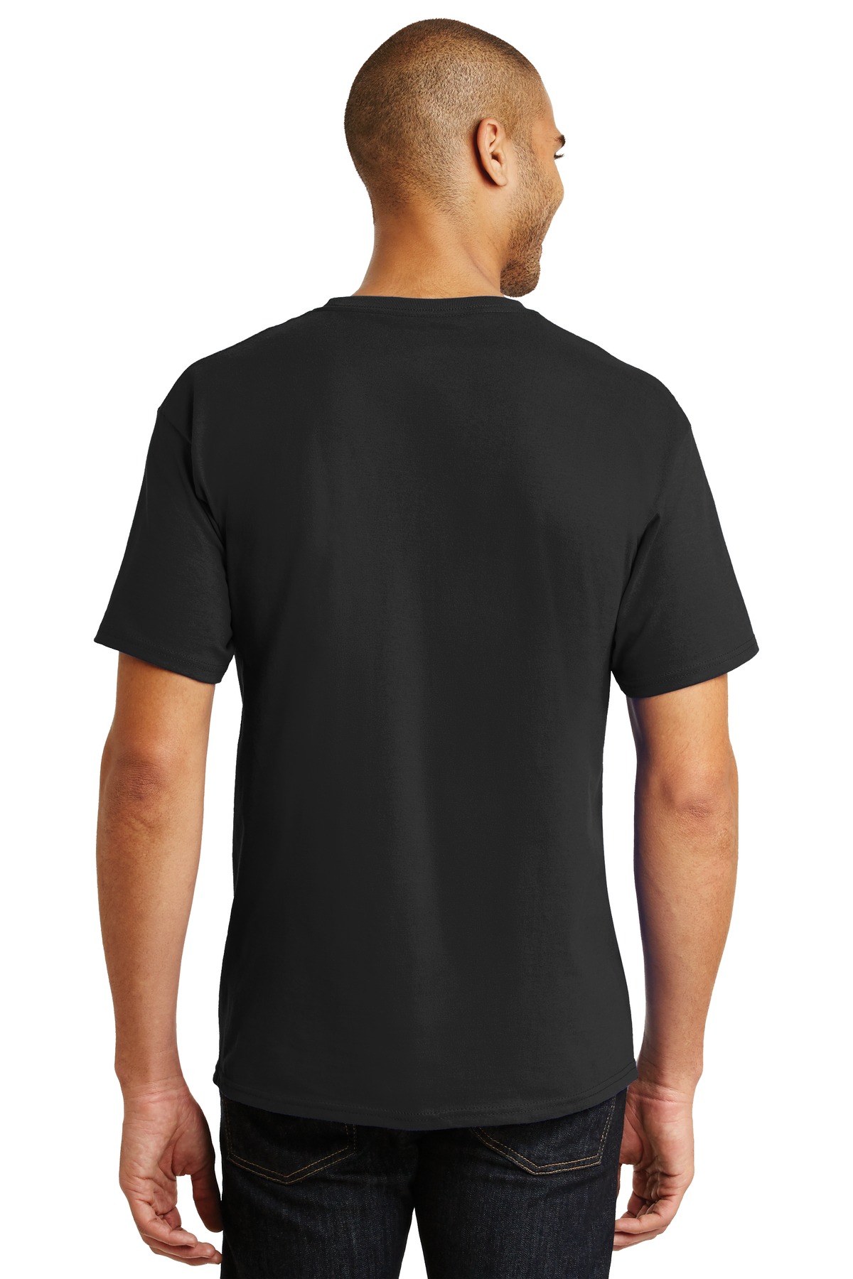 5250 Hanes - Authentic 100% Cotton T-Shirt. - Back Image