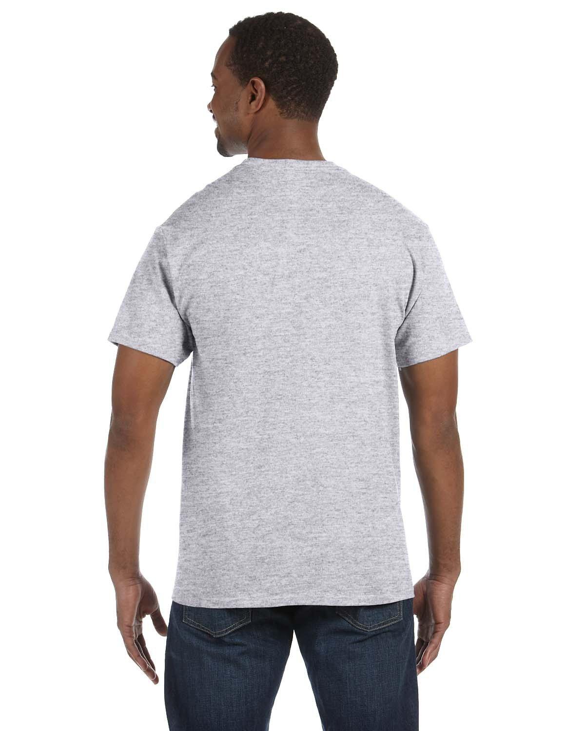 Hanes Direct to Film (DTF) 5250T Mens Authentic-T T-Shirt - Back Image