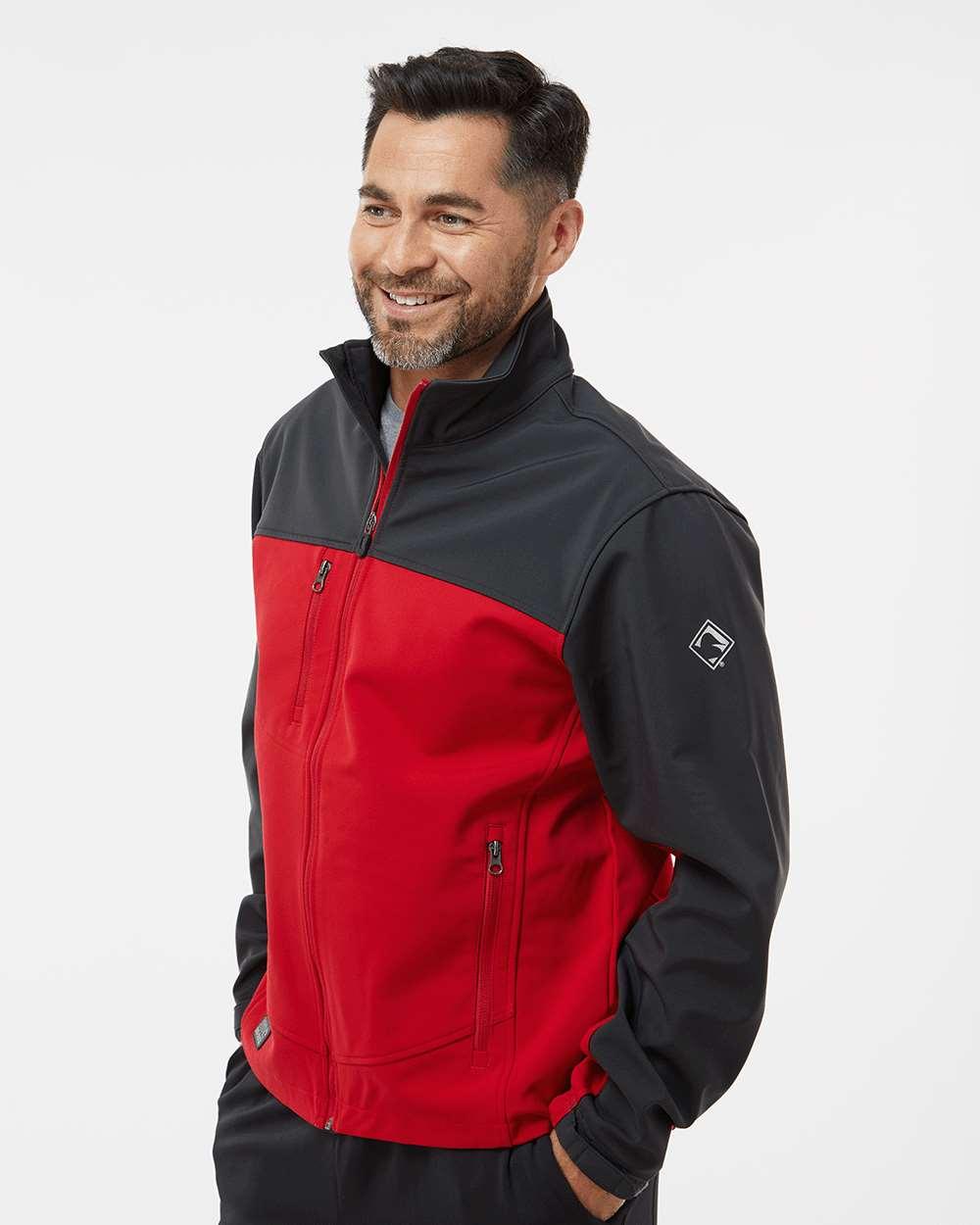 5350T Dri Duck Motion Soft Shell Jacket Tall Sizes - Siide Image