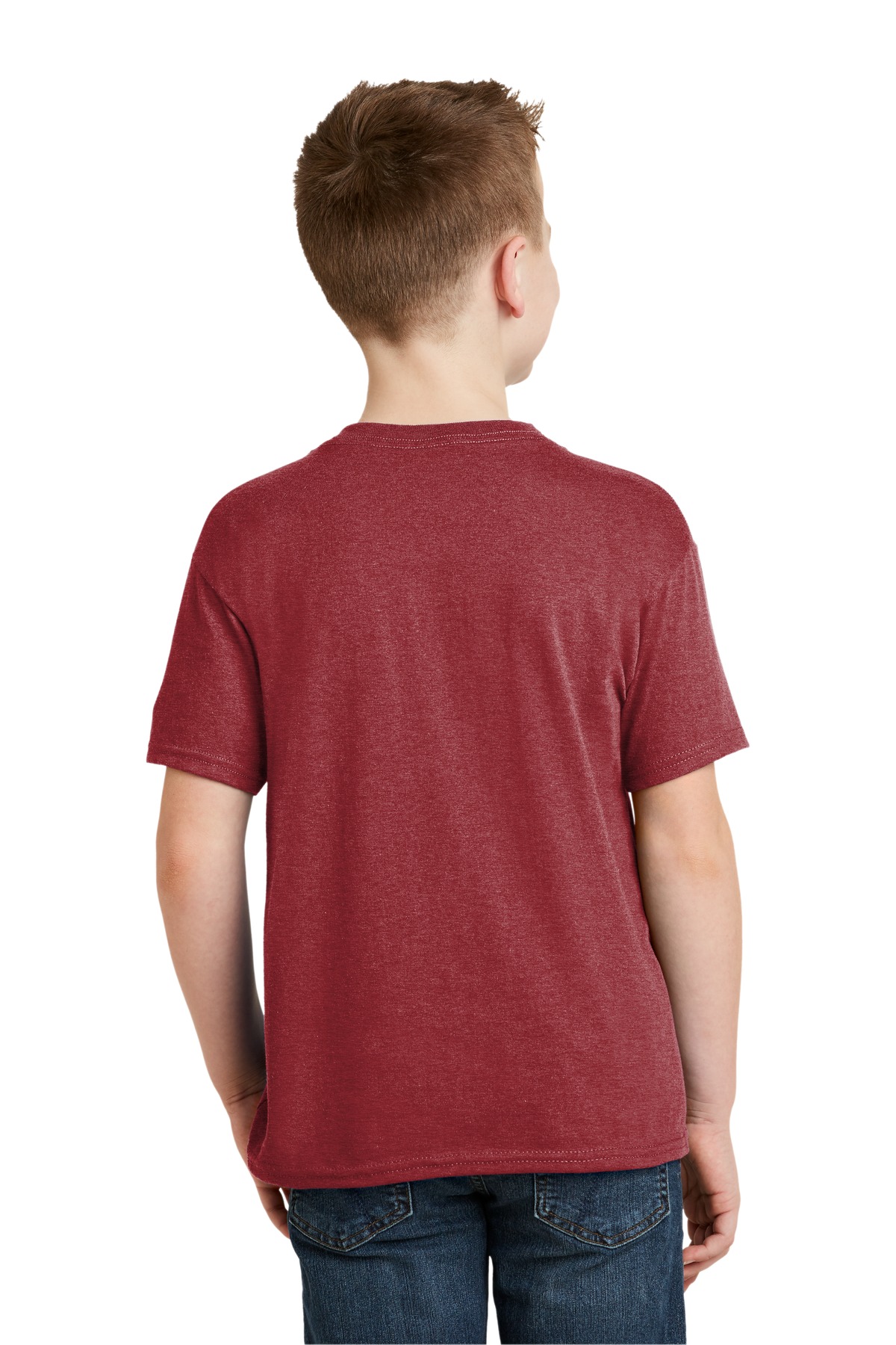 5370 Hanes Youth 50/50 T-Shirt - Back Image