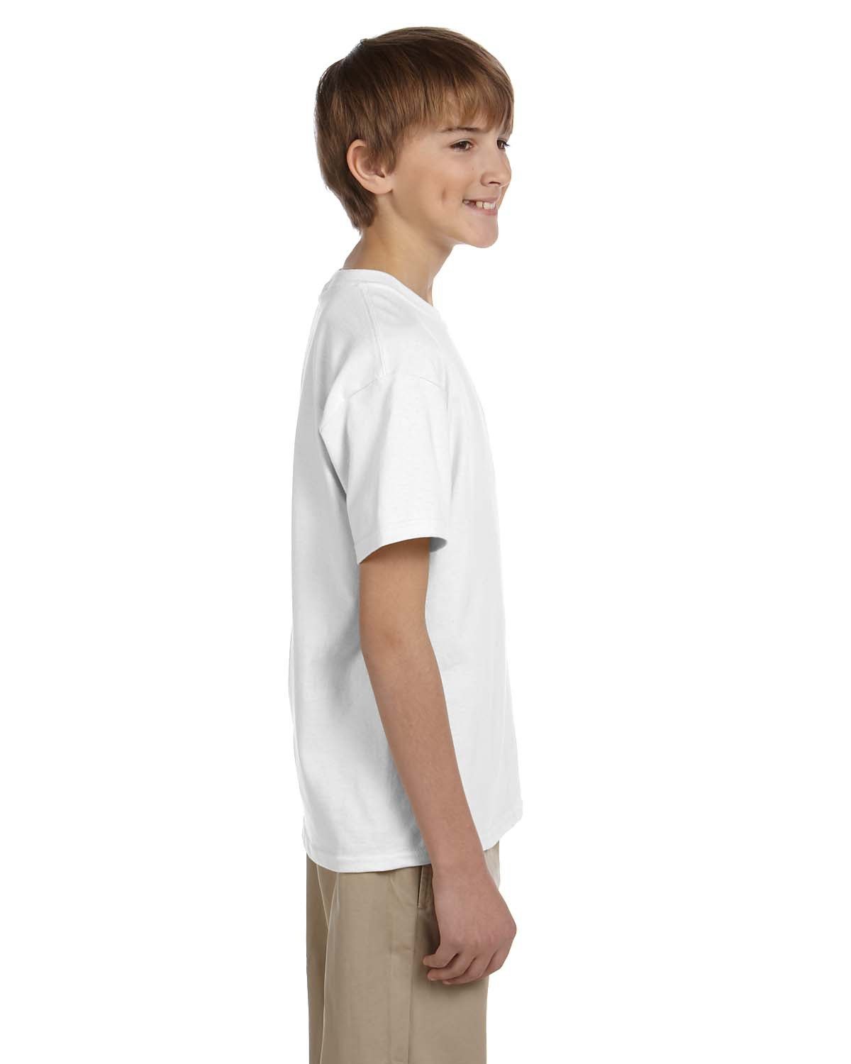 5370 Hanes Youth 50/50 T-Shirt - Siide Image