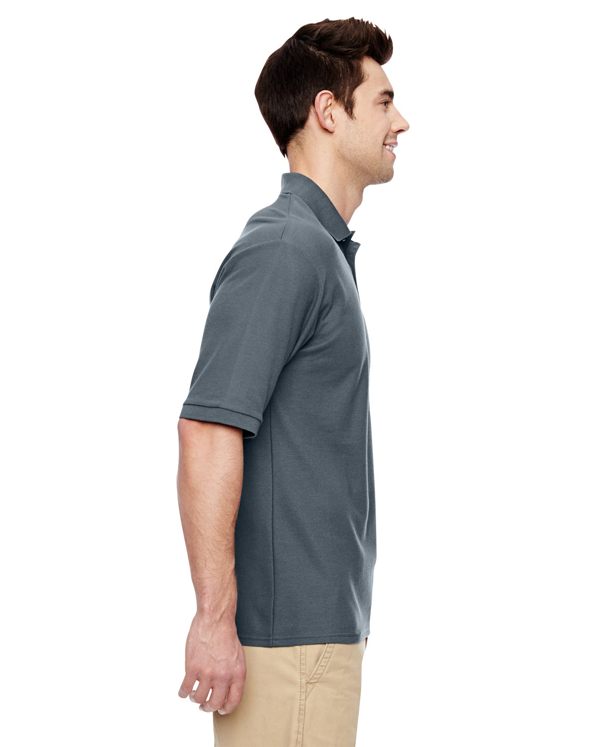 537MSR Jerzees Adult Easy Care Polo - Siide Image