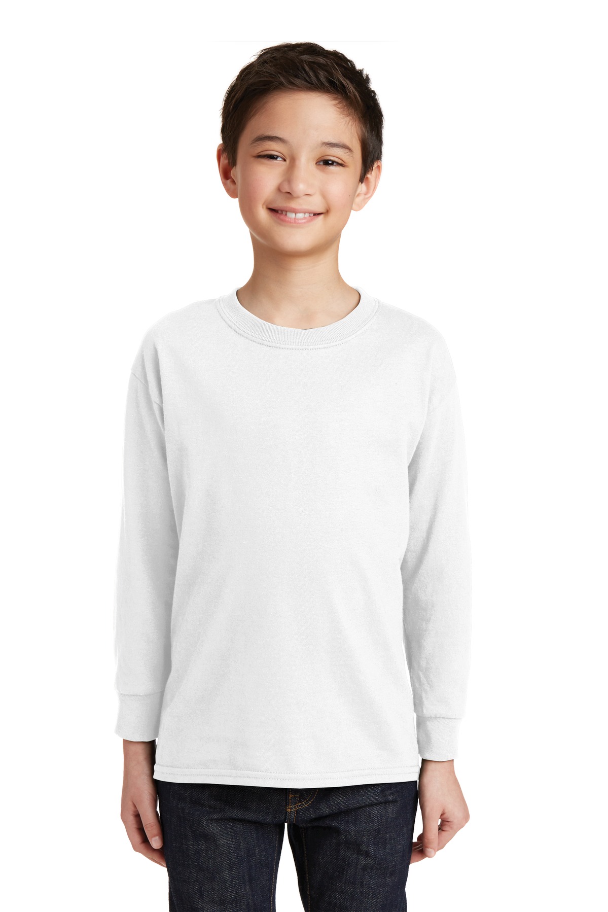 5400B Gildan Heavy Cotton Youth Long Sleeve T-Shirt 5400B Gildan Heavy Cotton Youth Long Sleeve T-Shirt