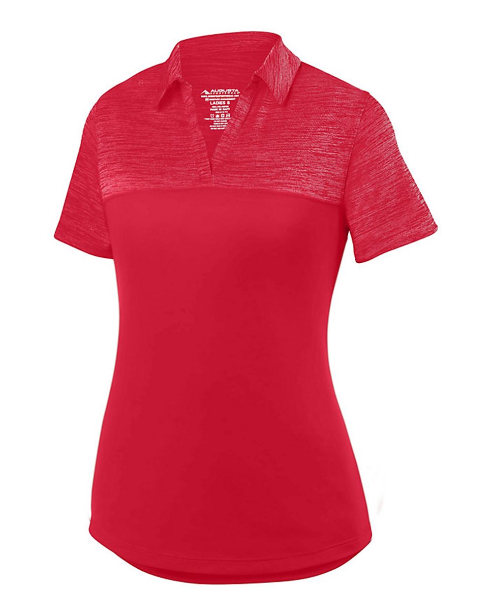 5413 Augusta Drop Ship Ladies Shadow Tonal Heather Polo - Siide Image