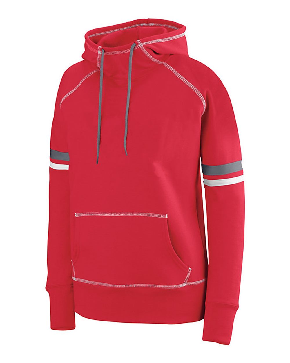 5441 Augusta Sportswear Girls Spry Hoodie - Siide Image