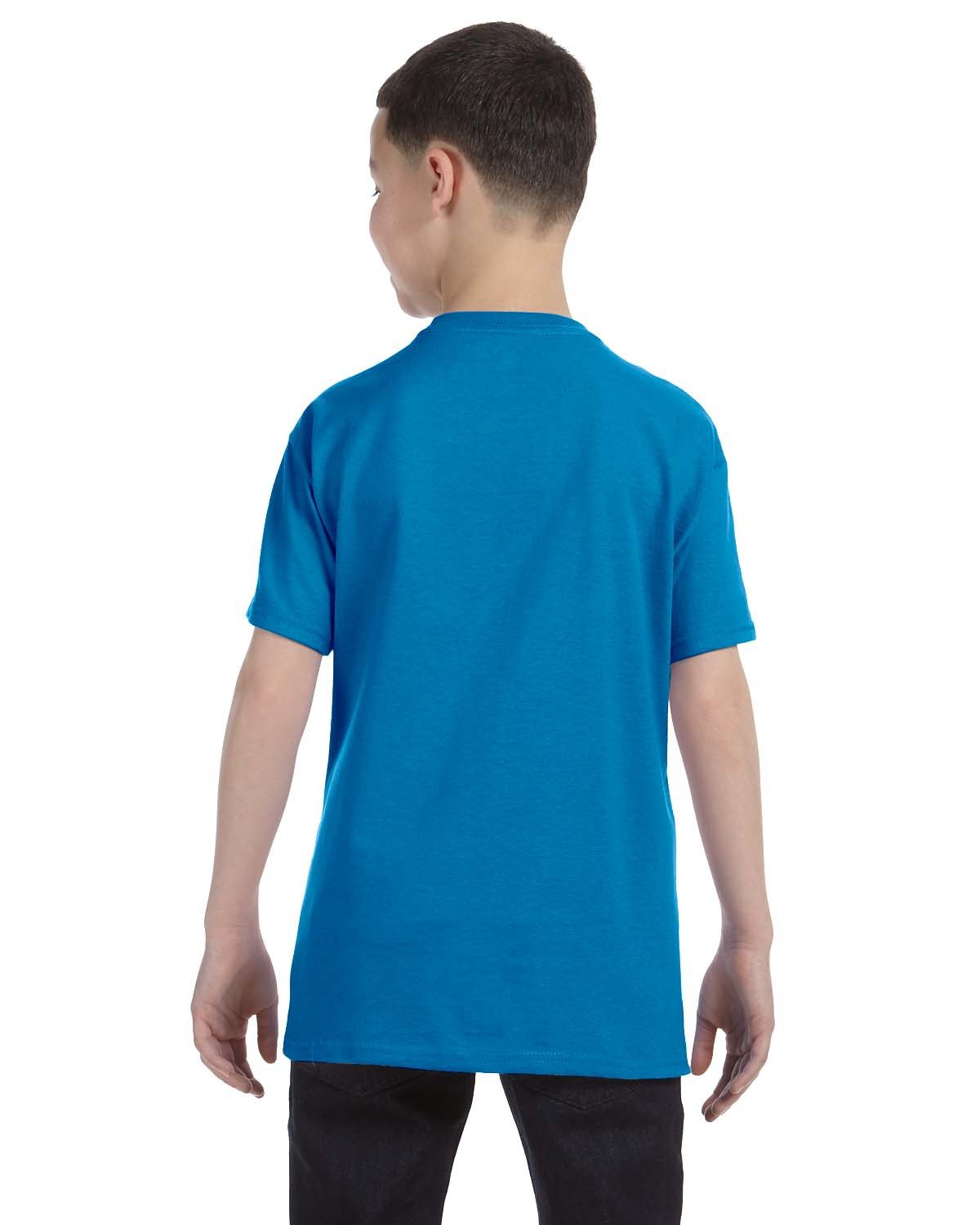 54500 Hanes Youth Authentic-T T-Shirt - Back Image