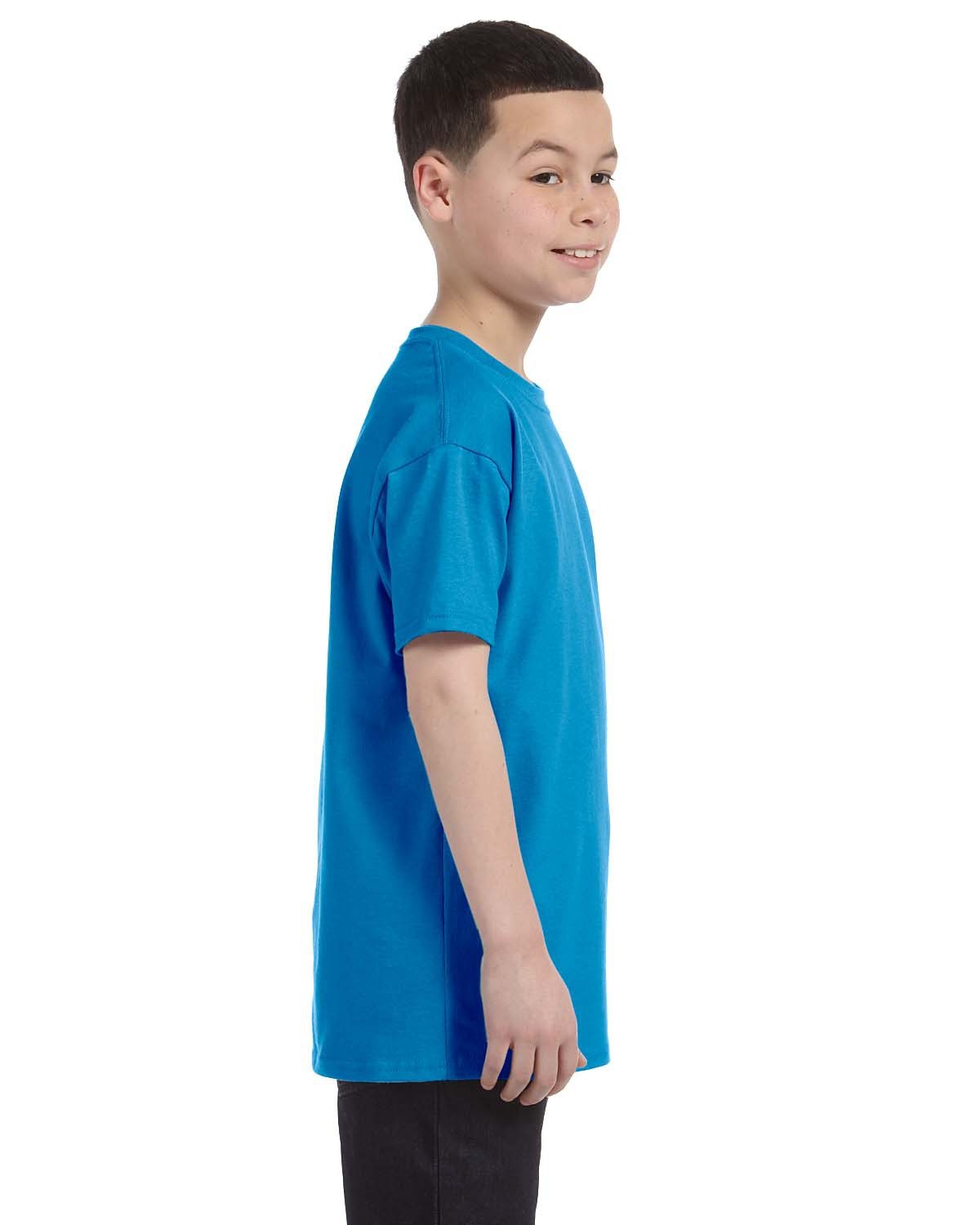 54500 Hanes Youth Authentic-T T-Shirt - Siide Image