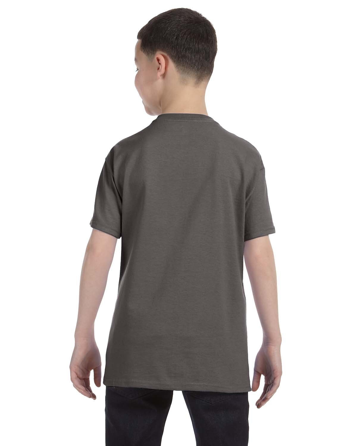 54500 Hanes Youth Authentic-T T-Shirt - Back Image