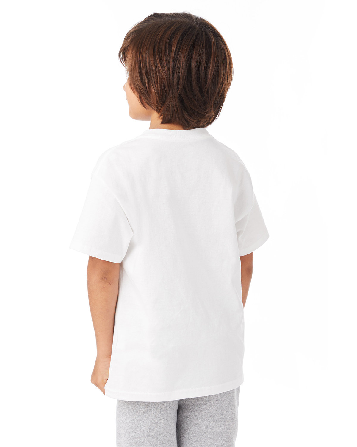 54500 Hanes Youth Authentic-T T-Shirt - Back Image
