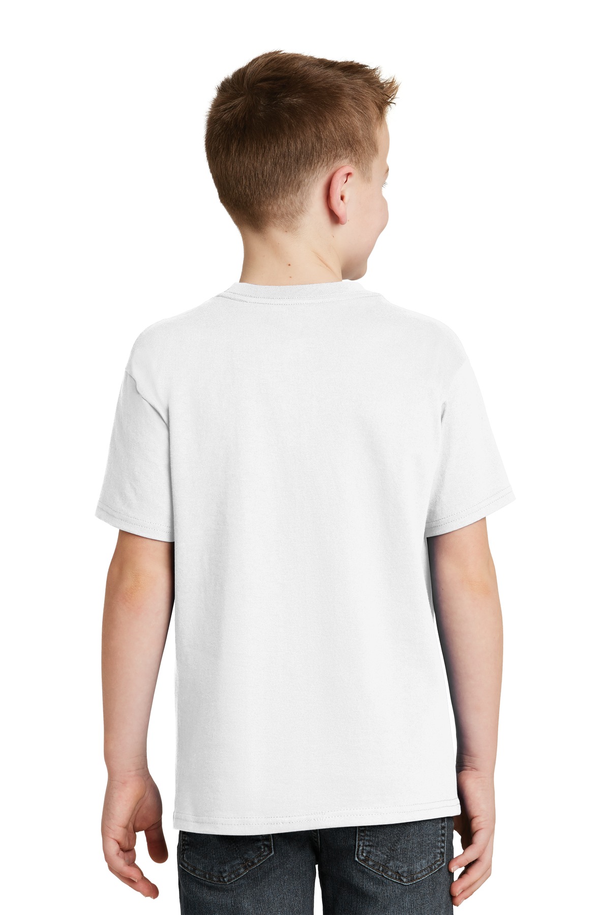 5450 Hanes - Youth Authentic 100% Cotton T-Shirt. - Back Image