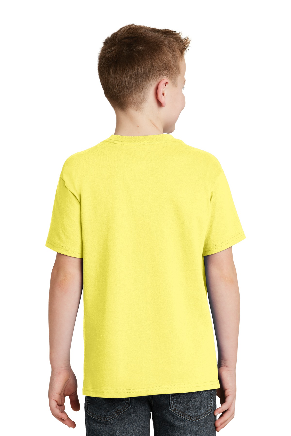 5450 Hanes - Youth Authentic 100% Cotton T-Shirt. - Back Image