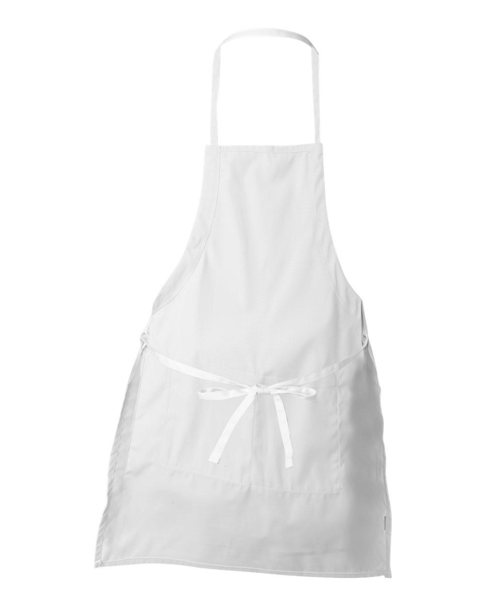 5502 Liberty Bags Two-Pocket Butcher Apron - Back Image