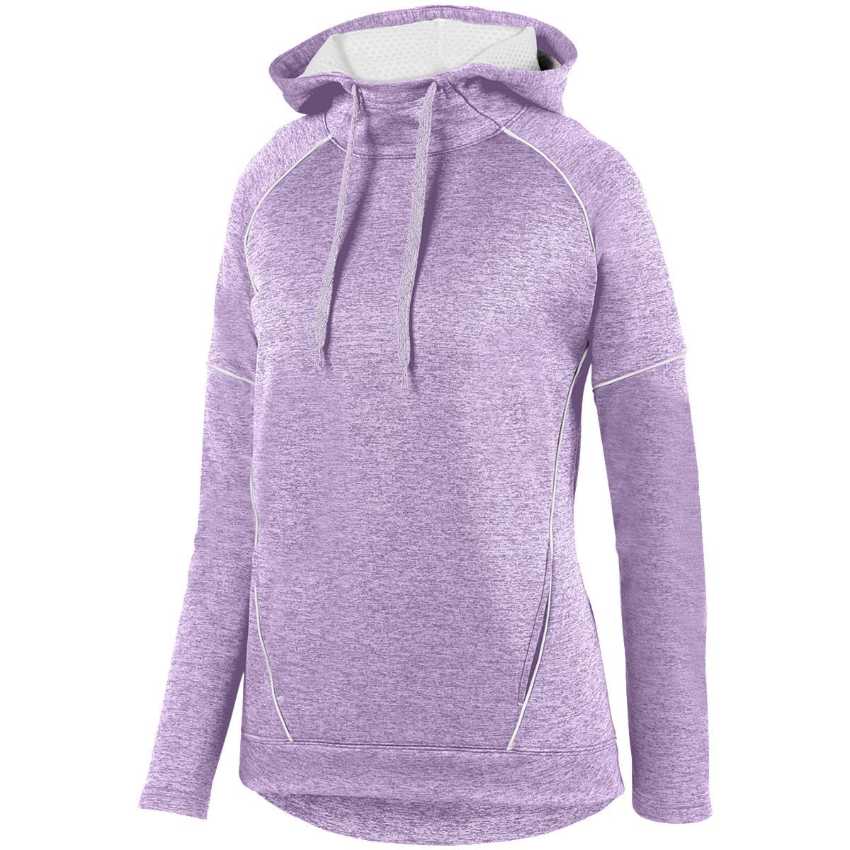 5556 Augusta Sportswear Womens Zoe Tonal Heather Hoodie Zoom Image