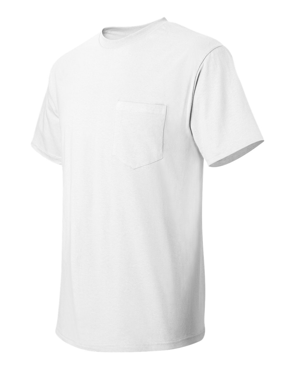 5590 Hanes - Authentic 100% Cotton T-Shirt with Pocket. - Siide Image