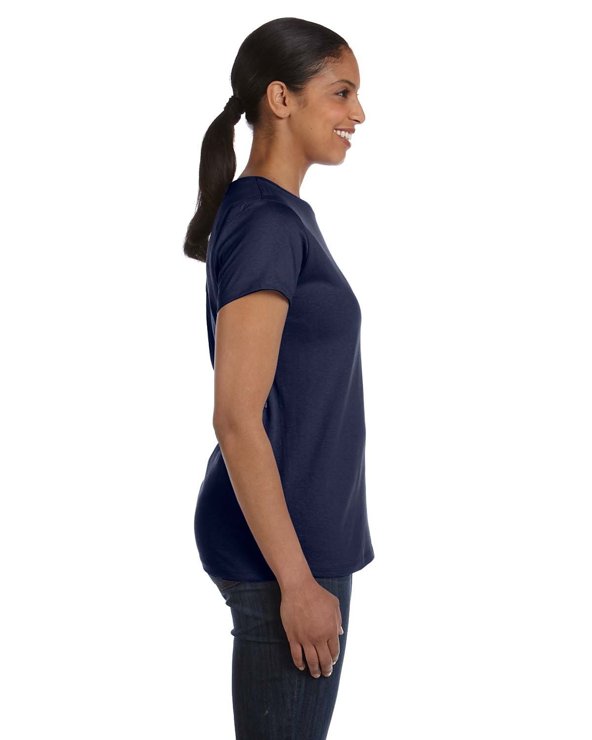 5680 Hanes Ladies Essentials Relaxed Fit T-Shirt - Siide Image
